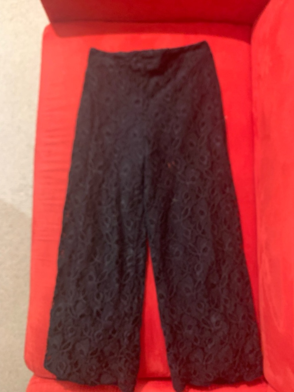 Zara girls GUIPURE LACE PANTS